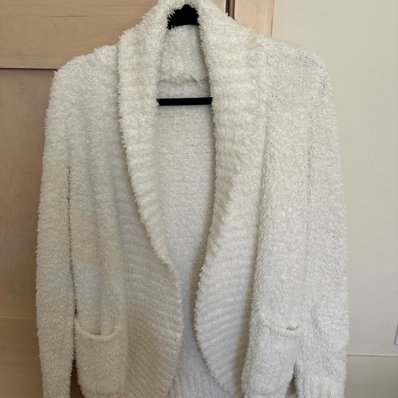 Honeydew Intimates Cream Fuzzy Cardigan - Picture 1 of 6